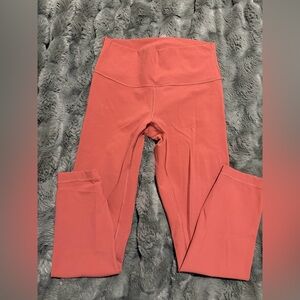 Lululemon Rustic Coral Leggings